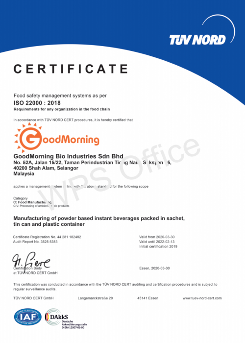 GoodMorning Certificate ISO22000.2018_exp 2022_00
